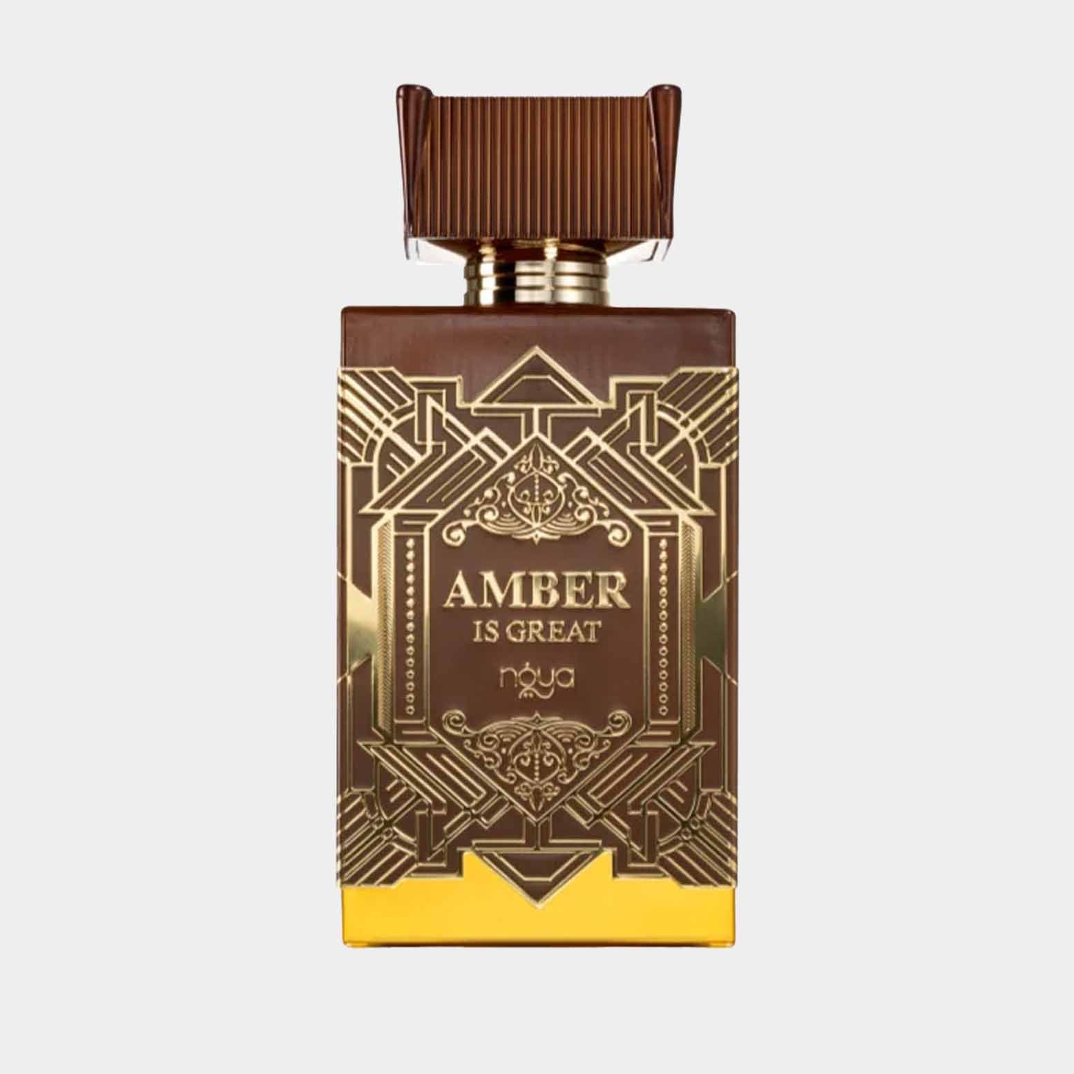 Afnan Perfumes Zimaya Amber Is Great Sample features an elegantly designed bottle with intricate golden patterns, showcasing the luxurious amber fragrance contained within. This sample is perfect for those looking to experience a rich and captivating scent.
