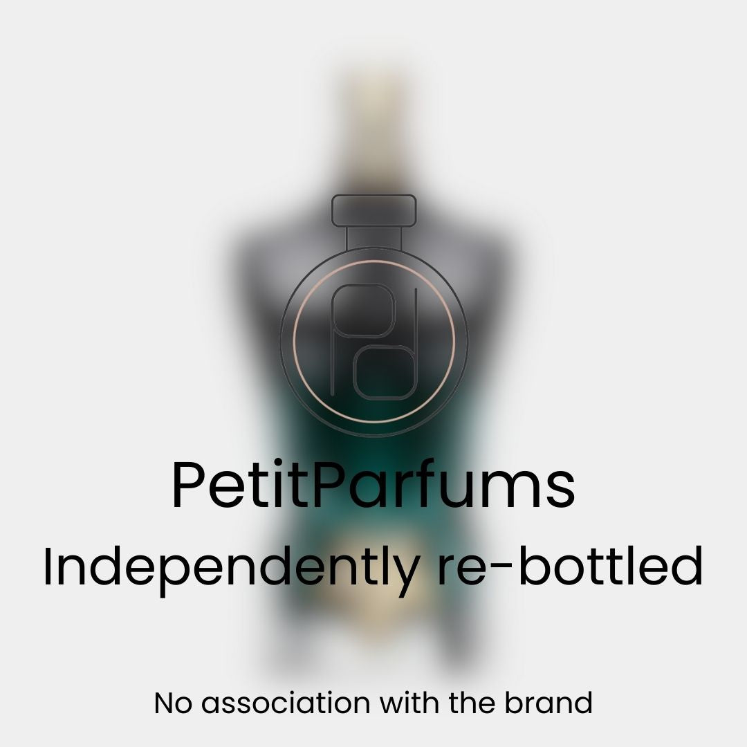 Le Beau Le Parfum EDP Intense Sample from PetitParfums, showcasing a stylishly re-bottled design with a focus on luxury fragrance.
