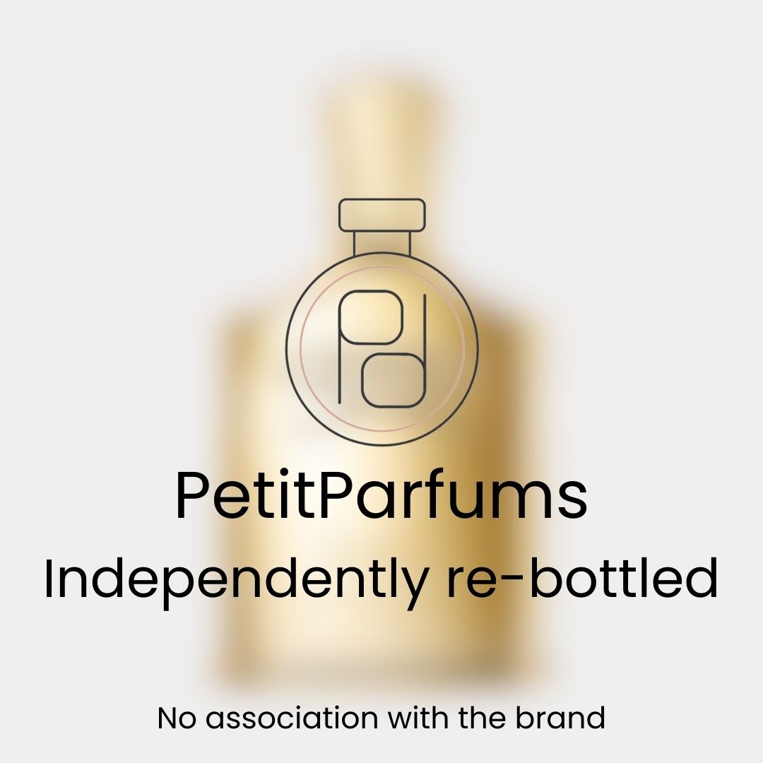 A sample bottle of Millésime Impérial, featuring a sleek and elegant design, labeled as a product from PetitParfums, which is independently re-bottled with no association to the brand.