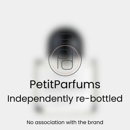 Gypsy Water Sample from PetitParfums, independently re-bottled, featuring a sleek glass bottle with a black cap.