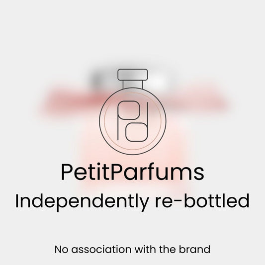 L' Eau EDT Sample in a stylish re-bottled design, presented by PetitParfums, indicating no association with the original brand.