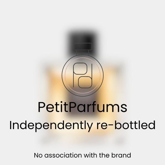 L'Instant de Guerlain pour Homme EDP Sample in a re-bottled presentation by PetitParfums, featuring an elegant fragrance designed for men. The sample showcases a sophisticated scent profile in a sleek, minimalistic container.