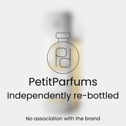1 Million Lucky Sample by PetitParfums, independently re-bottled fragrance in a sleek, clear bottle. This sample offers a luxurious scent experience with no association to the original brand.