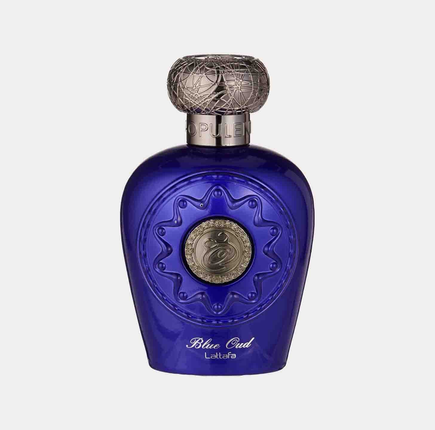 The perfume Blue Oud Lattafa Perfumes