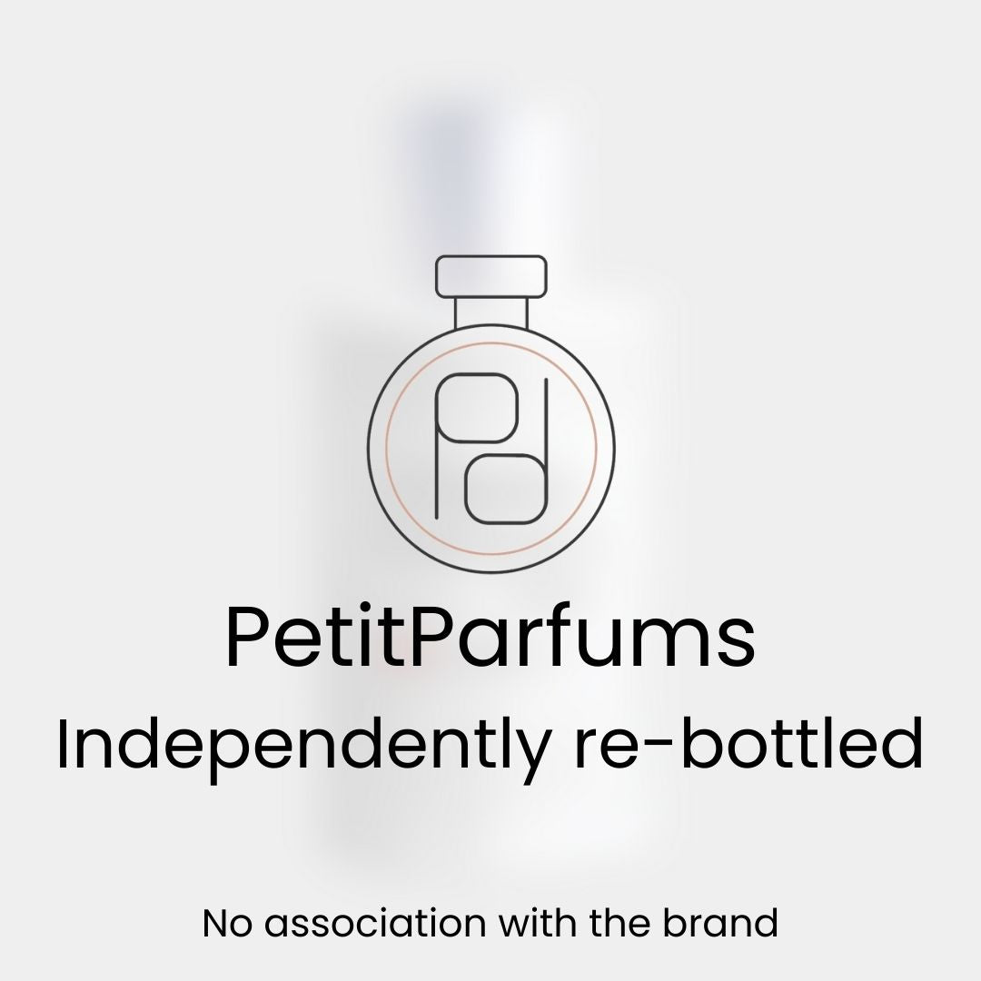 Not A Perfume EDP Sample by PetitParfums, featuring a minimalist design and a clear label indicating it is independently re-bottled with no association to the original brand.