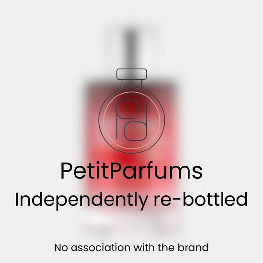 Lipstick Fever Sample by PetitParfums, featuring a re-bottled fragrance in a sleek, minimalist bottle design.