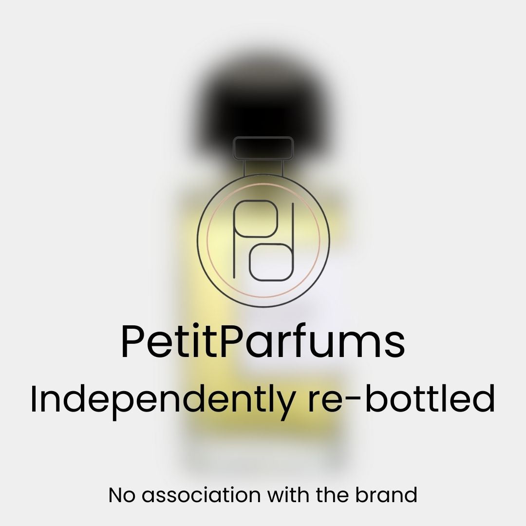 Pas Ce Soir Sample by PetitParfums, independently re-bottled with no association to the original brand, showcased in a blurred bottle design.