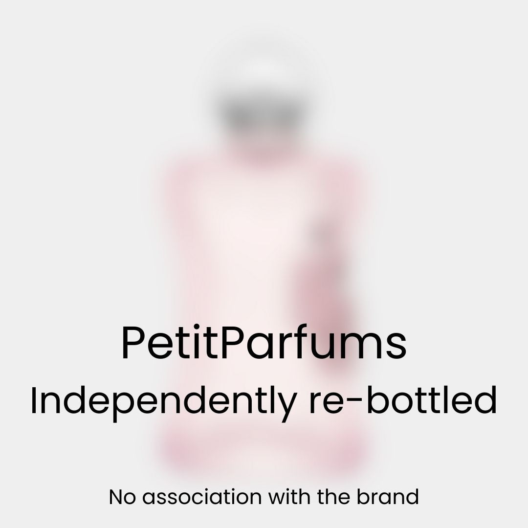 Delina Exclusif Sample by PetitParfums, elegantly re-bottled in a delicate pink container, offering a luxurious fragrance experience.