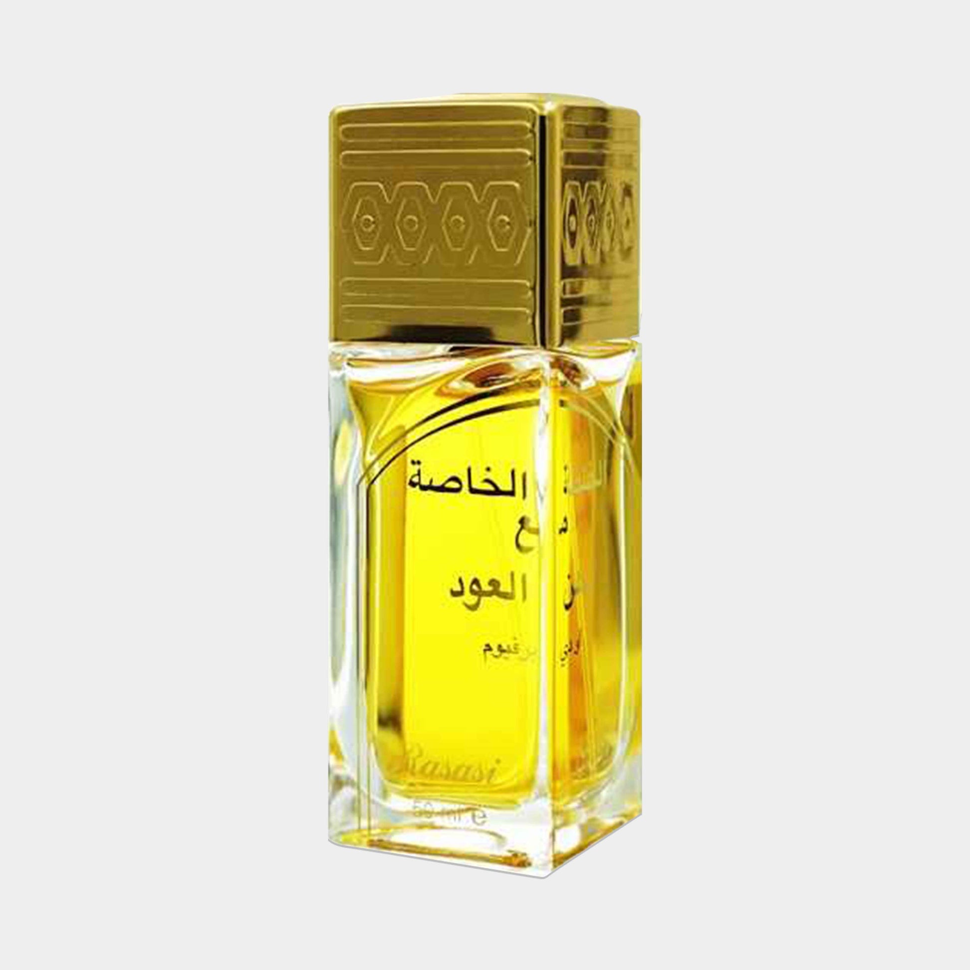 The perfume Rasasi Dhan Al Oudh Khaltat Al Khasa