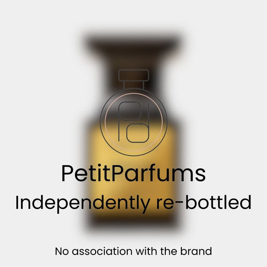 Venetian Bergamot Sample presented in a sleek, dark bottle with a minimalist design, showcasing its elegant fragrance.